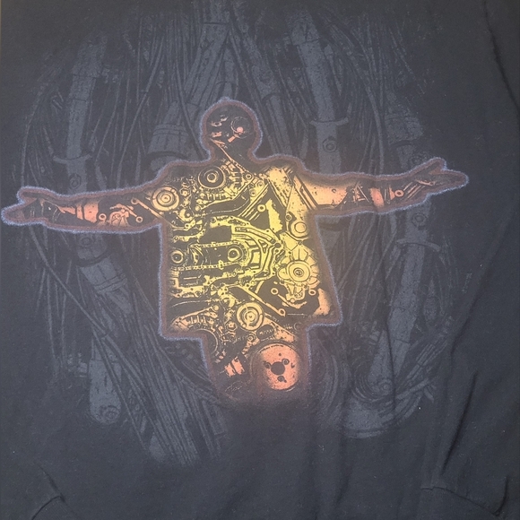 Nickelback Feed The Machine Tour 2017 Long Sleeve Band Tee - Medium A55 - Picture 6 of 6